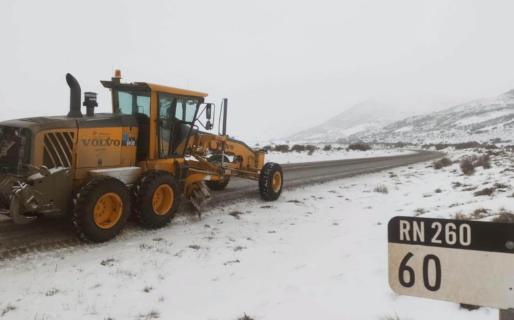 Se mantiene interrumpida la circulación total en la Ruta N° 260 hacia el paso fronterizo