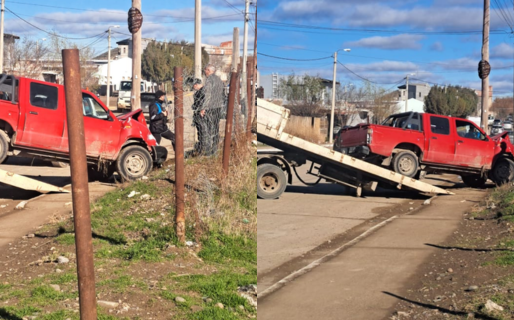 Sexto choque de la jornada: una camioneta impactó contra el acoplado de un camión en el San Cayetano