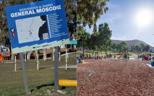 Rompieron un cartel en el Parque de la Ciudad y despertaron la indignación de los vecinos