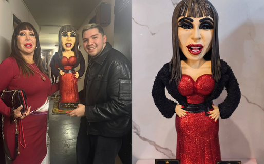 El cumple de «La One»: la increíble torta de Moria Casán creada por el comodorense Gastón Salas