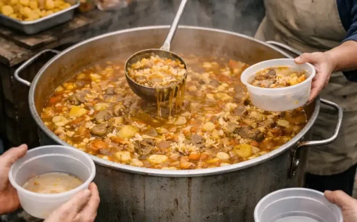 Organizan una olla solidaria en el barrio 30 de Octubre: servirán guiso de arroz con pollo y verduras