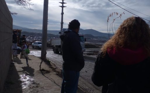 Vecinos de Fracción 14 y 15 se quedaron esperando el colectivo y los chicos tuvieron que volver caminando