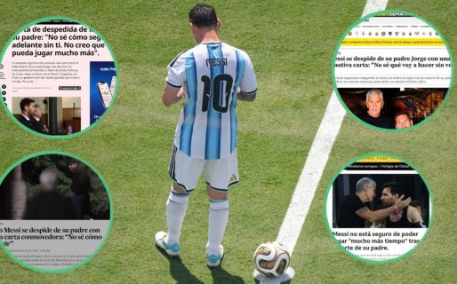 Los medios del mundo reflejan la incertidumbre de Messi sobre su continuidad en el fútbol tras la muerte de su papá