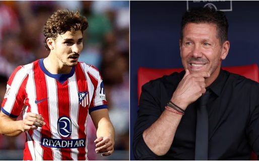Diego Simeone reveló por qué Julián Álvarez se fue de la cancha sin saludar a los hinchas del Atlético Madrid