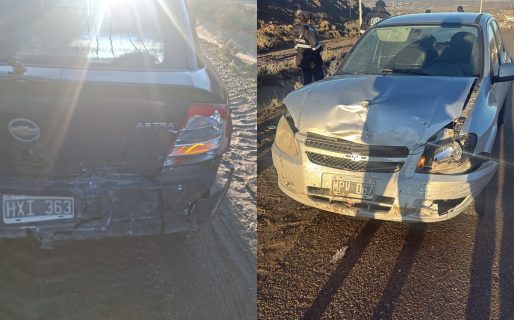Choque entre dos automóviles a la altura de Ex Radio Estación movilizó a la Policía y a la ambulancia