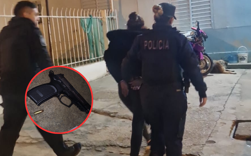 Efectuó disparos en plena avenida, huyó en un auto y su acompañante fue detenida