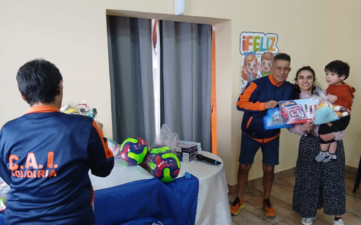CAI Solidaria celebró el Día del Niño en la extensión de Cerro Solo