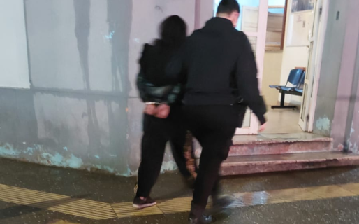 Una mujer embarazada le rompió el tabique de una piña a un policía