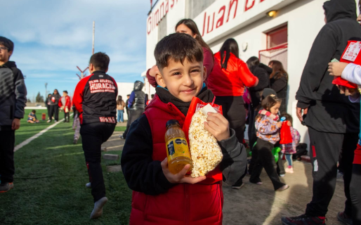 Huracán celebró el Día del Niño con una gran jornada multitudinaria en su predio
