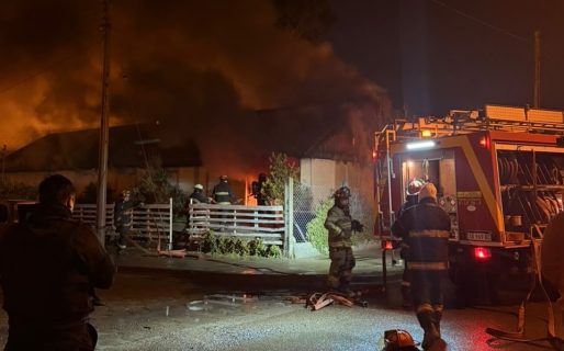 Se incendió una vivienda en Próspero Palazzo