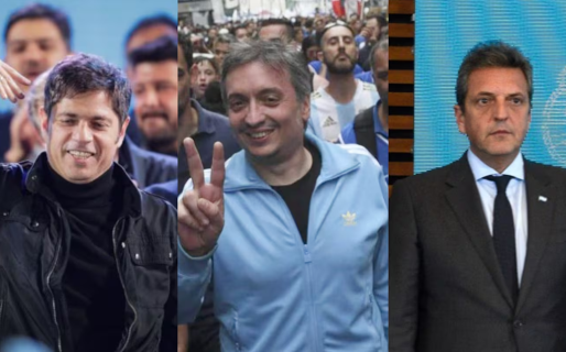 Kicillof, Máximo y Massa se reunieron para buscar una posición común frente a la intención del Gobierno de eliminar las PASO