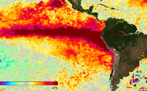 Súper El Niño: reportan récords de calor en el Pacífico y alertan por eventos climáticos extremos