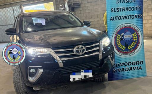 Secuestraron una camioneta con la numeración adulterada en el barrio Pueyrredón