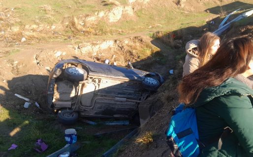 “Venía rapidísimo”: el relato de uno de los conductores tras el fuerte vuelco en Ruta 3
