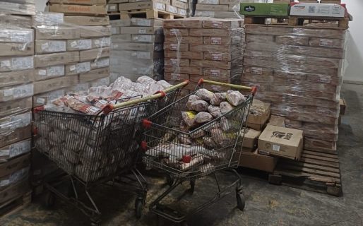 Encontraron casi 50 toneladas de carne importada sin declarar en un mercado concentrador