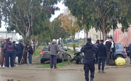 <strong>Choque en Avda. Chile: uno de los conductores no tenía licencia de conducir </strong>