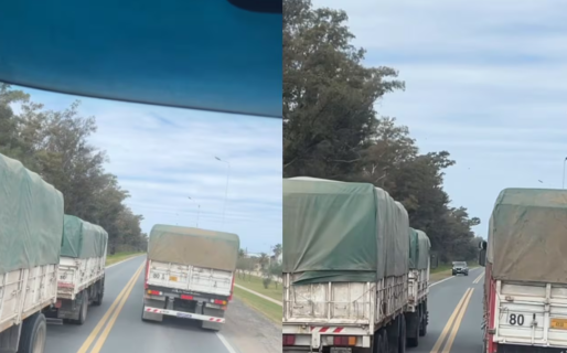 Un camión hizo un sobrepaso en doble línea amarilla en la Ruta 9 y casi desencadena una tragedia