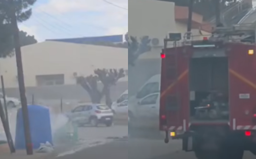 Bomberos sofocaron el incendio de un iglú en el barrio Mosconi