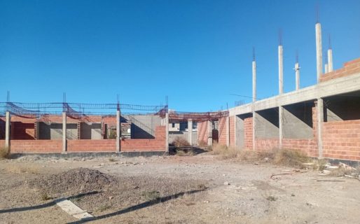 Después de tres años, reactivan la obra de la Escuela 7717 de Comodoro