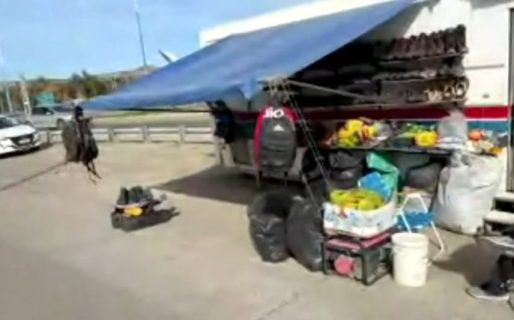 La venta de indumentaria de trabajo resiste en la calle: Calzados desde 70 mil pesos y guantes desde 6 mil