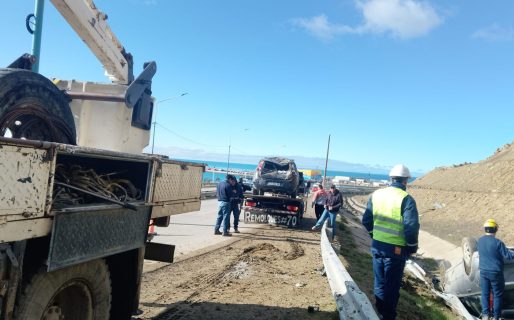 Retiraron los vehículos del doble vuelco: todo lo que se sabe sobre el accidente en ruta 3