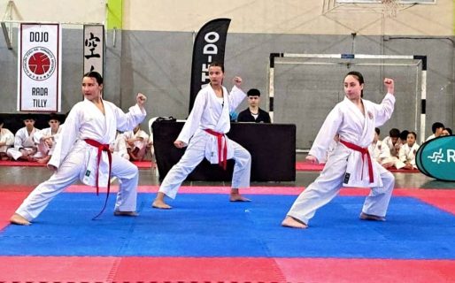 La Escuela de Karate Do Itosu Kai reunió a más de 50 competidores en Rada Tilly