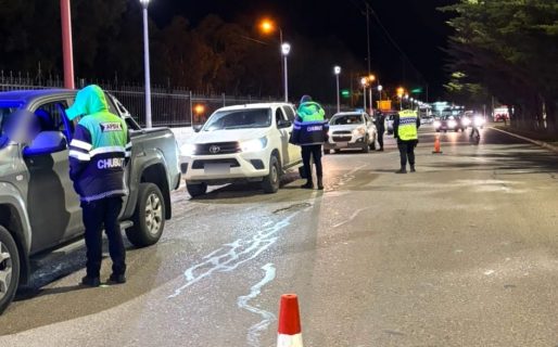 Dos conductores dieron más de 2 g/l de alcohol en sangre durante controles en Comodoro