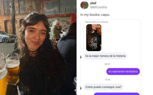 El ingenioso mensaje que recibió una joven por Instagram: empezó hablando de una remera y terminó en una invitación
