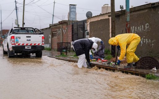 Jueves pasado por agua en Comodoro: se esperan lluvias durante todo el día