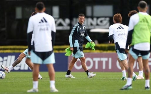 La Selección argentina entrenó por última vez en Ezeiza y llegó a Córdoba para disputar el amistoso ante Bolivia