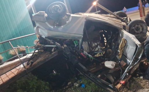 Impresionante accidente se cobró la vida de una persona y hay dos heridos graves
