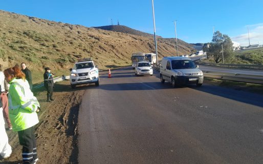Cuatro personas fueron asistidas tras el vuelco de dos vehículos en Ruta 3