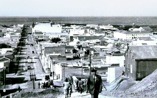 El centro de Comodoro en los años ’50: una postal de la calle San Martín