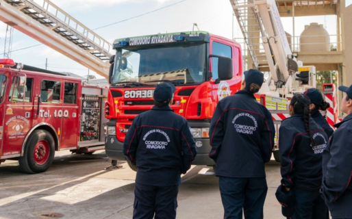 Bomberos Voluntarios de Comodoro se suman al Sirenazo Nacional