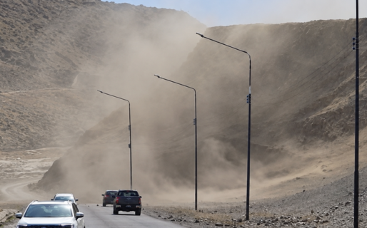Comodoro bajo alerta amarilla por fuertes vientos