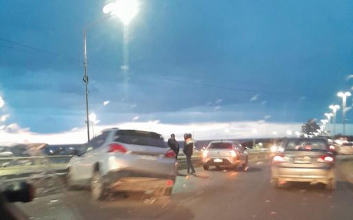 La curva del Cenotafio sigue sumando accidentes y agregó esta mañana otro más a la estadística