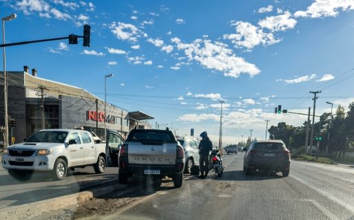 Alertan por un accidente vehicular en el tramo entre Rada Tilly y Comodoro