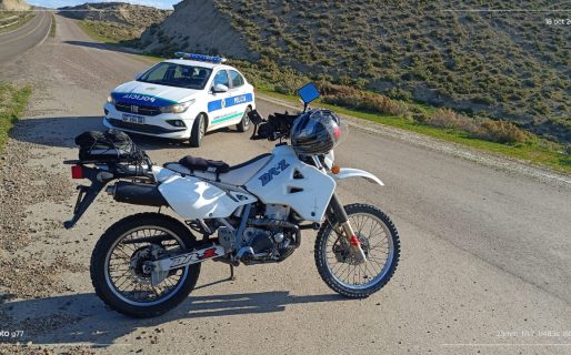 Un accidente en la bajada de Los Palitos dejó un motociclista de 70 años herido tras chocar con una camioneta