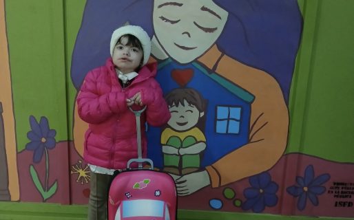 “Lo logramos”: Ámbar comenzó las clases y su familia celebró la noticia