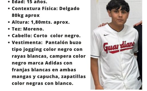 Buscan intensamente a un adolescente de 15 años en Comodoro