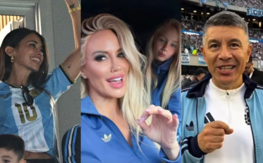 De Antonela Roccuzzo a Pablito Lescano: las fotos de los famosos en el último partido de Messi en la Selección