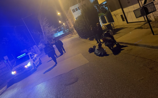 Perdió el control de la moto y sufrió un esguince