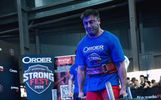 José Poblete, bicampeón del Strongfest Internacional en Buenos Aires