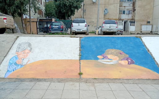 Una joven le dio color a un espacio en el barrio 30 de Octubre y sueña con dar talleres para los más chicos