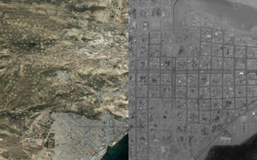 Lanzaron un geovisor para explorar la transformación de Comodoro entre 1970 y los años 2000