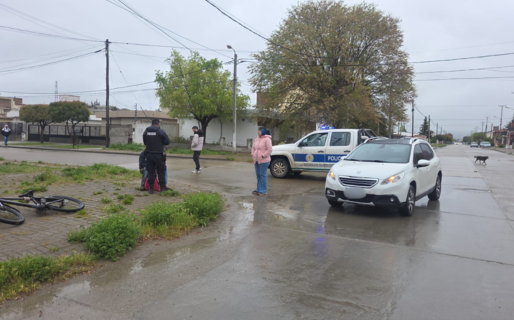 Un ciclista de 73 años fue llevado al Hospital tras chocar con un auto