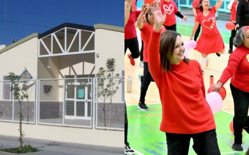 Organizan una clase abierta de zumba en el CAPS del San Cayetano por la prevención del cáncer de mama