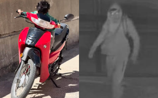Un delincuente robó una moto de una vivienda del barrio Moure