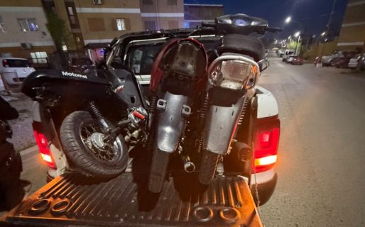 Operativo de control en la Av. Polonia: Secuestraron tres motocicletas por falta de documentación y padres que las cedían a menores