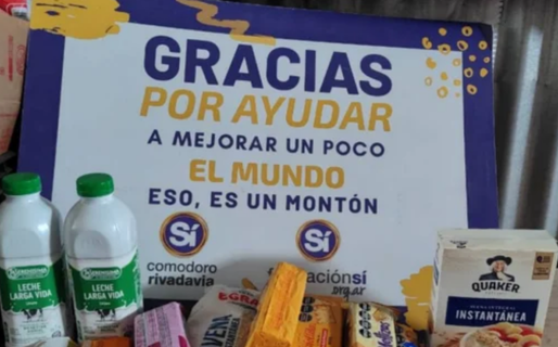 Fundación Sí organiza una nueva colecta de leche y galletitas en Kilómetro 3